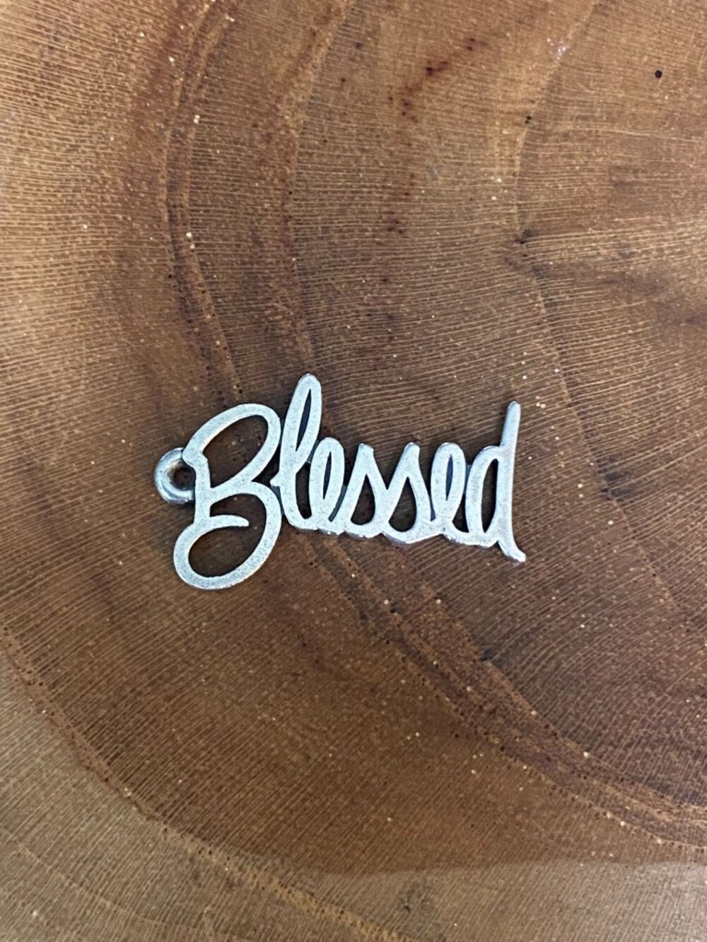 James Avery "Blessed" Charm, Sterling Silver
